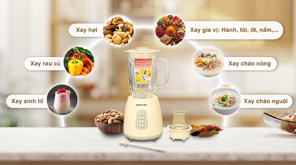 Máy xay sinh tố đa năng Sunhouse SHD5120DMX