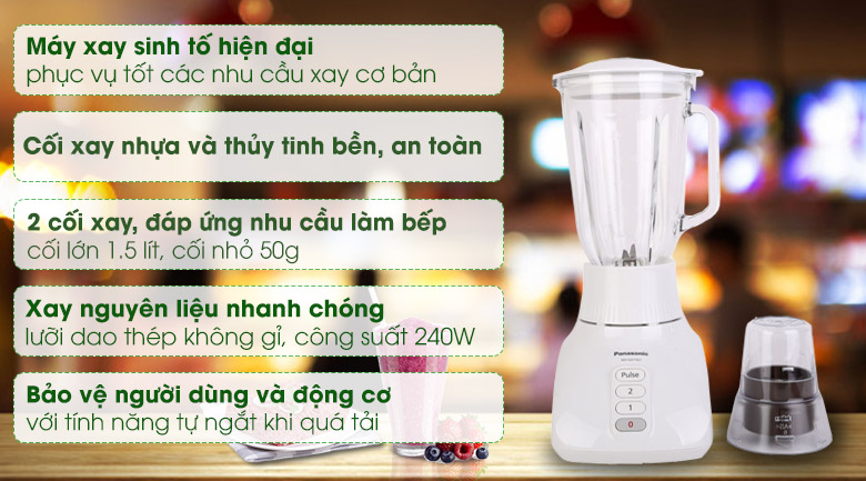 Máy xay sinh tố đa năng Panasonic MX-GX1561WRA