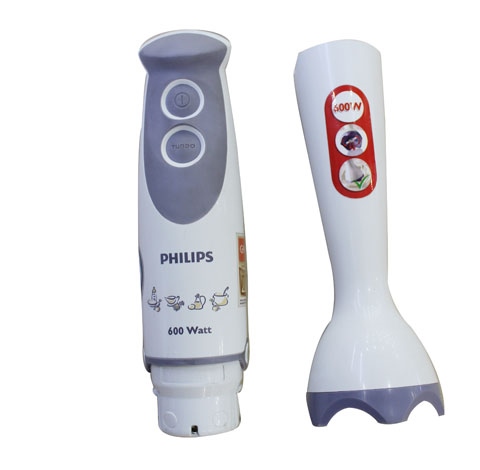 cầm tay Philips HR1361, ly nhựa kháng vỡ 0.5L, lưỡi dao thép siêu bền