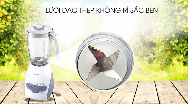 Lưỡi dao sắc bén - Máy xay sinh tố Philips HR2118