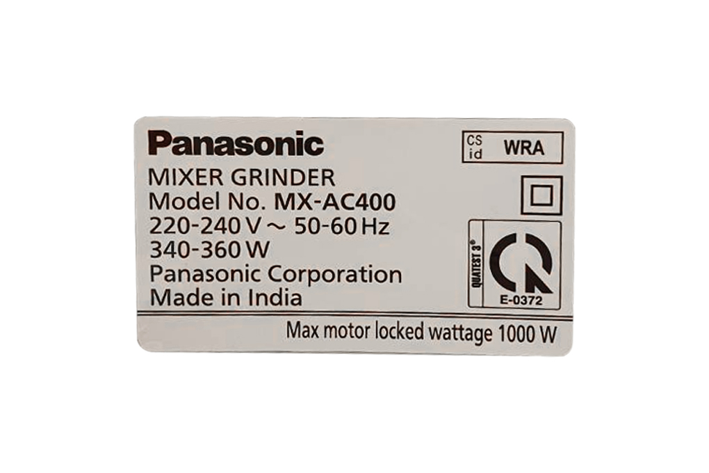 Máy xay sinh tố đa năng Panasonic MX-AC400WRA