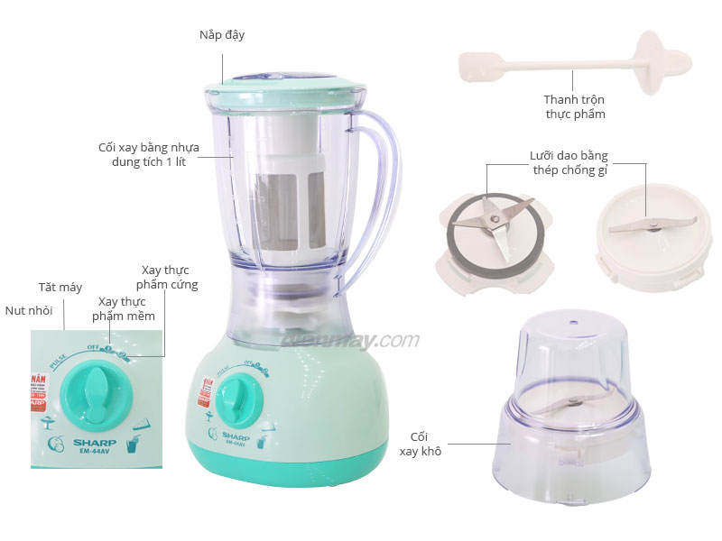 Máy xay sinh tố Sharp EM-44AV