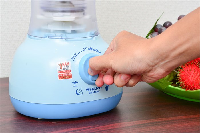 Máy xay sinh tố Sharp EM-44AV Màu Xanh Dương