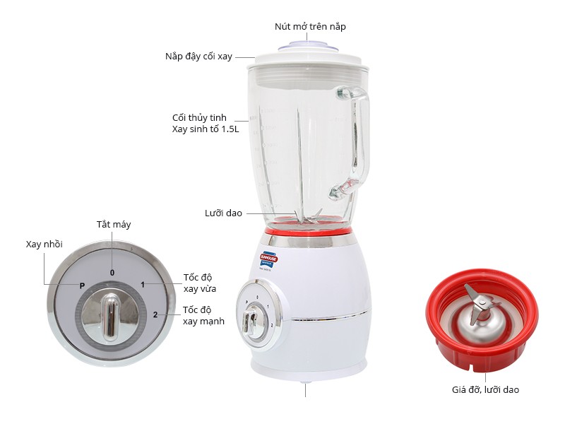 Máy xay sinh tố Sunhouse SHD5150