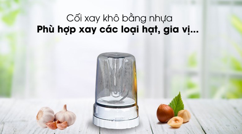 Cối xay khô tiện lợi - Máy xay sinh tố Philips HR2116