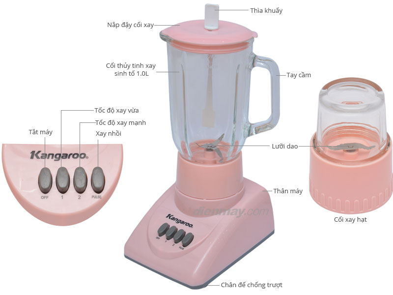 Thông số kỹ thuật Máy xay sinh tố Kangaroo KG 304