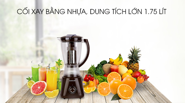 Máy xay sinh tố Sunhouse SHD 5338 nâu