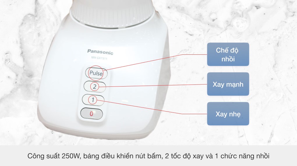 Máy xay sinh tố đa năng Panasonic MX-GX1511WRA
