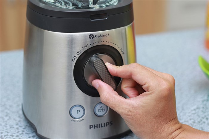 Máy xay sinh tố Philips HR2195 Màu Đen - Xám