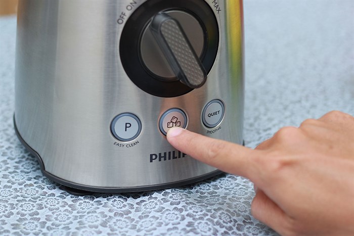 Máy xay sinh tố Philips HR2195 Màu Đen - Xám