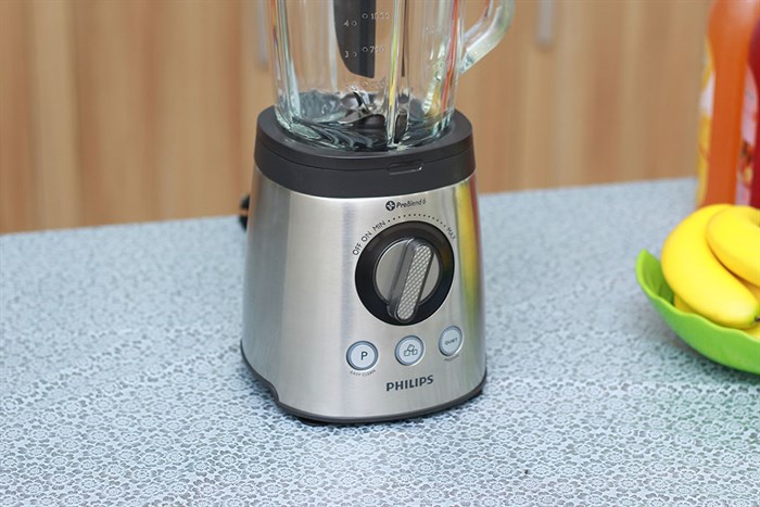 Máy xay sinh tố Philips HR2195 Màu Đen - Xám