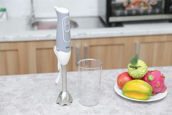 Máy xay sinh tố cầm tay Braun MQ 500 Soup Màu Xám