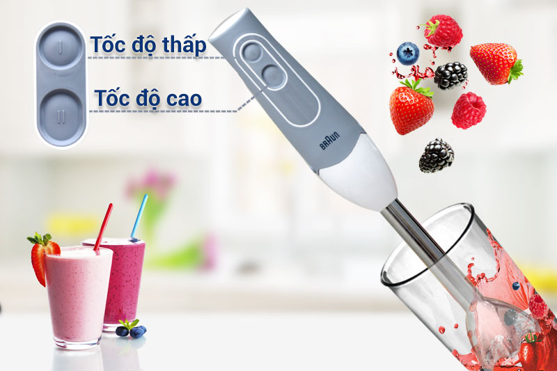 Máy xay sinh tố cầm tay Braun MQ 535 Sauce