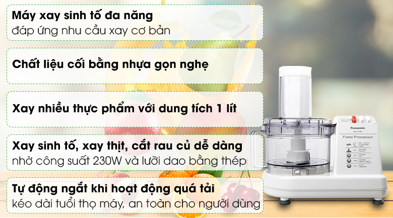 Máy xay đa năng Panasonic MK-5076MWRA