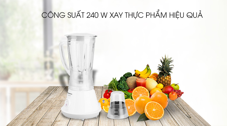 Máy xay sinh tố Panasonic MX-GM1011 HRA Trắng Xám
