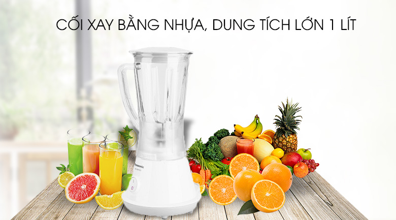 Máy xay sinh tố Panasonic MX-GM1011 HRA Trắng Xám