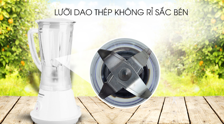 Máy xay sinh tố Panasonic MX-GM1011 HRA Trắng Xám