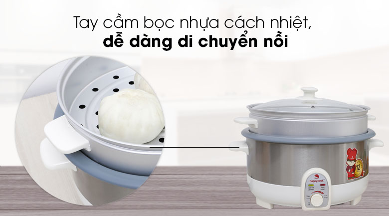 Nồi lẩu điện Happycook HCHP-350ST 3.5 lít