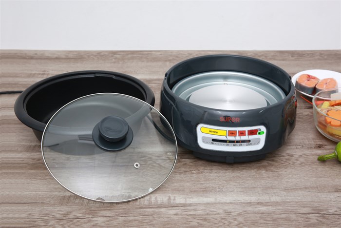 Nồi lẩu điện Supor HFK26EVN-130 4 lít Màu Đen