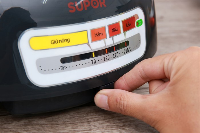 Nồi lẩu điện Supor HFK26EVN-130 4 lít Màu Đen