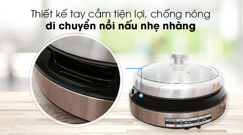 Nồi lẩu điện Sunhouse SHD4526 4 lít - 12