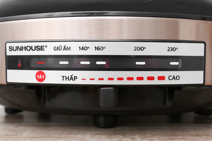 Nồi lẩu điện Sunhouse SHD4526 4 lít Màu Xám - đồng