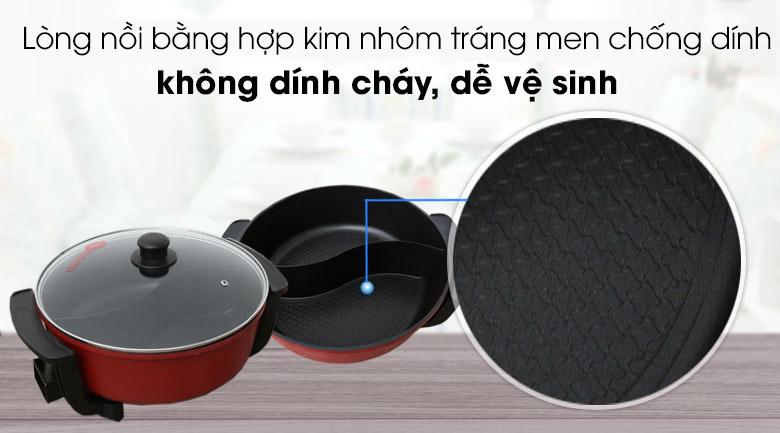 Nồi lẩu điện Mishio MK-112 5 lít