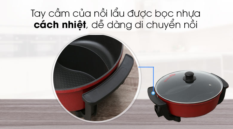Nồi lẩu điện Mishio MK-112 5 lít
