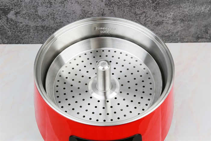 Nồi lẩu thang máy Kangaroo KG278 5 lít Màu Đen - Đỏ