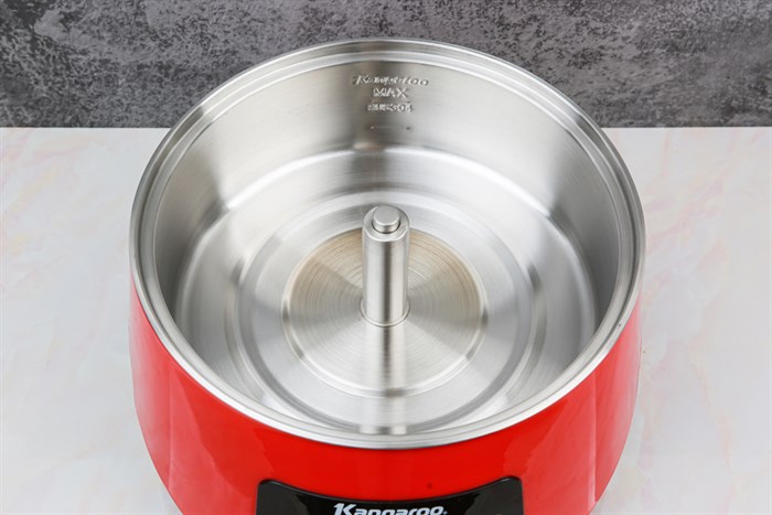 Nồi lẩu thang máy Kangaroo KG278 5 lít Màu Đen - Đỏ