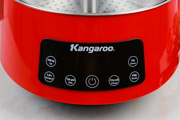 Nồi lẩu thang máy Kangaroo KG278 5 lít Màu Đen - Đỏ