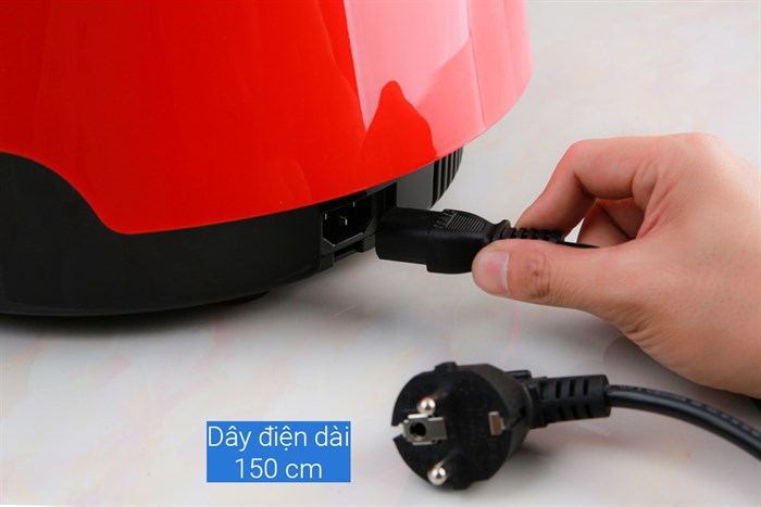 Nồi lẩu thang máy Kangaroo KG278 5 lít Màu Đen - Đỏ