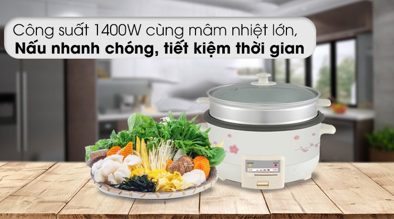 Nồi lẩu điện Delites CBR45-90 4.5 lít