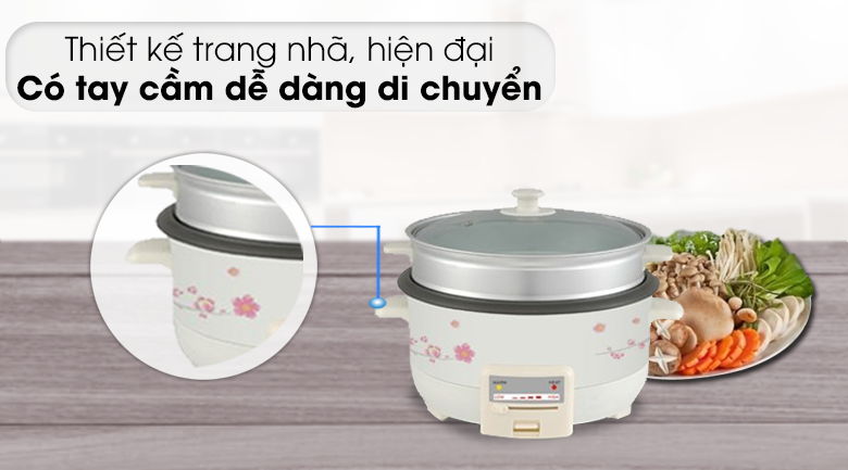 Thiết kế - Nồi lẩu điện Delites CBR45-90 4.5 lít