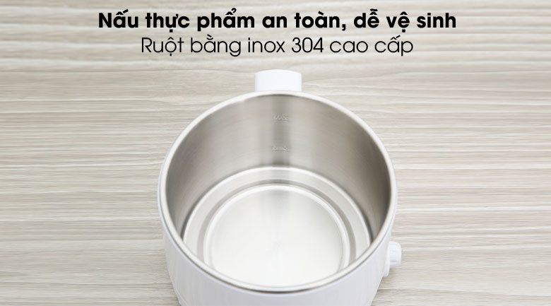Ca nấu đa năng mini Mishio MK-214 xám 1.5 lít - 6