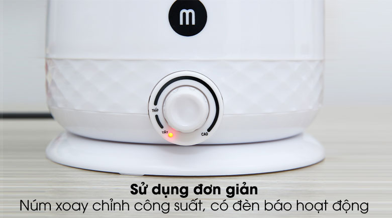 Ca nấu đa năng mini Mishio MK-214 xám 1.5 lít - 7
