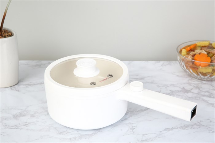 Ca nấu đa năng mini Mishio MK-271 1.5 lít Màu Trắng