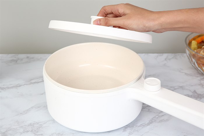 Ca nấu đa năng mini Mishio MK-271 1.5 lít Màu Trắng