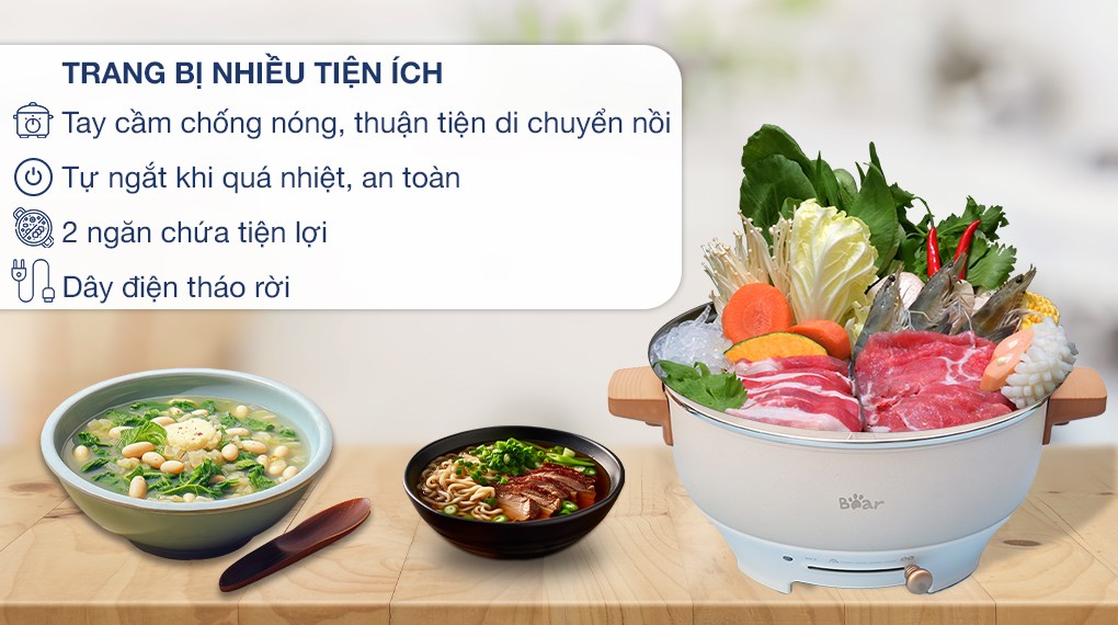 Nồi lẩu điện Bear DHG -C50K1 5 lít