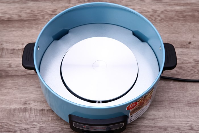 Nồi lẩu điện Sunhouse SHD4527 3.5 lít Màu Xanh ngọc