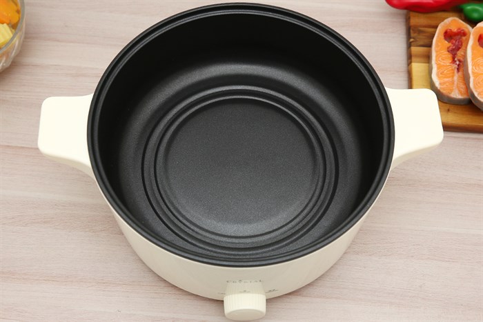 Nồi lẩu điện Crystal MS-EA4001 5 lít Màu Trắng - Kem