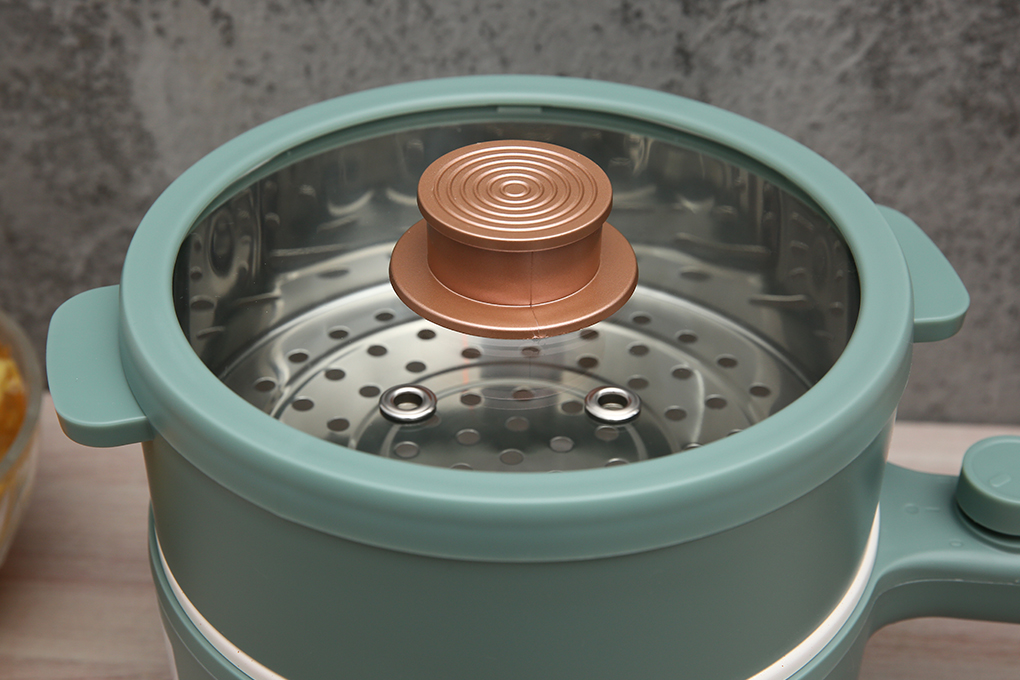 Ca nấu đa năng Mishio MK-271 1.5 lít xanh Màu Xanh