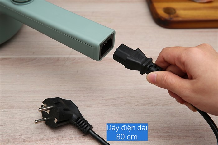 Ca nấu đa năng Mishio MK-271 1.5 lít xanh Màu Xanh