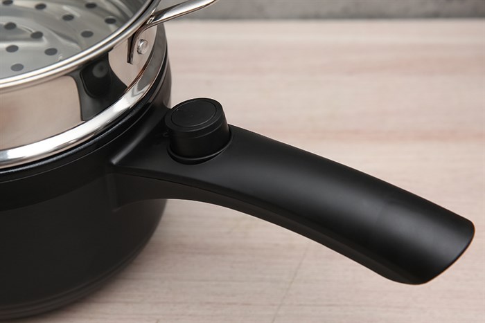 Ca nấu đa năng Mishio MK-321 1.5 lít Màu Đen