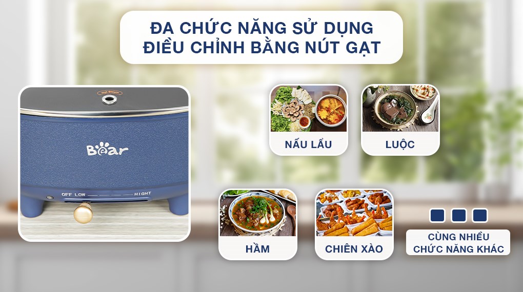 Nồi lẩu điện Bear DHG-C60F2 6 lít - 2