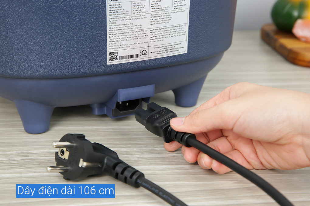 Nồi lẩu điện Bear DHG-C60F2 6 lít - 8
