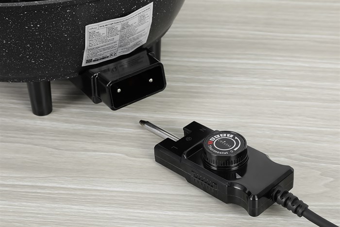 Nồi lẩu điện 2 ngăn Crystal NLA26 6 lít Màu Xanh đen