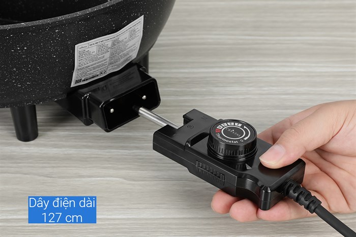 Nồi lẩu điện 2 ngăn Crystal NLA26 6 lít Màu Xanh đen