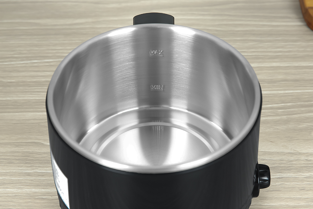 Ca nấu đa năng Mishio MK214 đen 1.5 lít Màu Đen