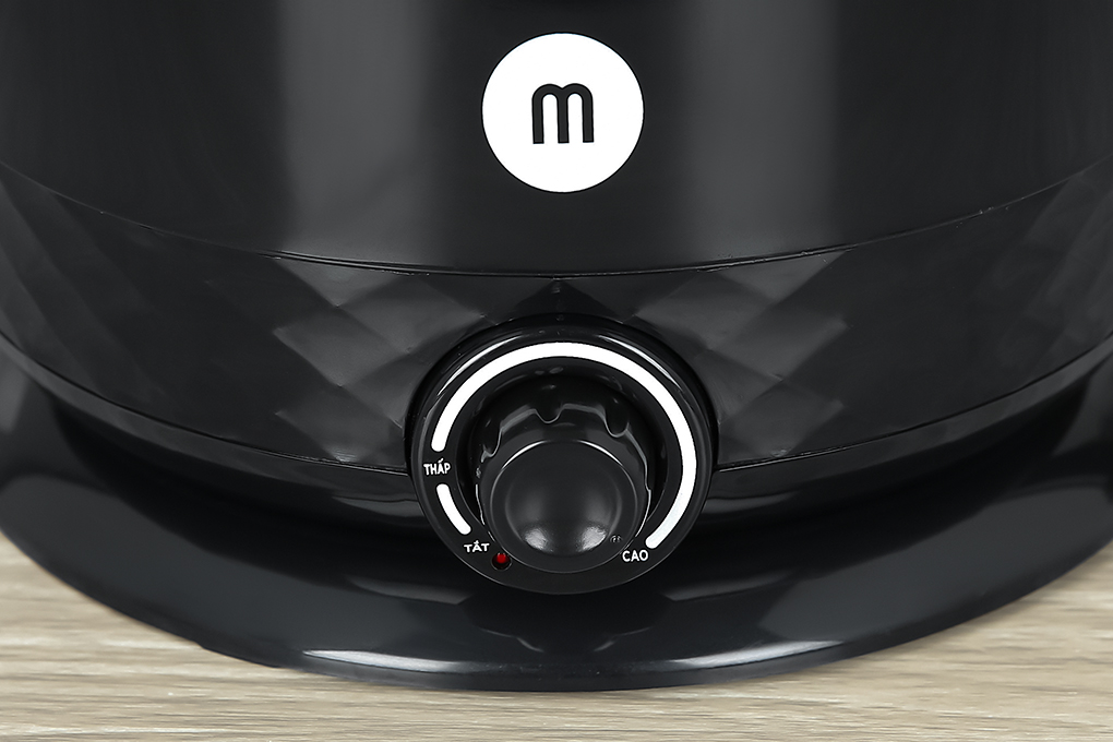 Ca nấu đa năng Mishio MK214 đen 1.5 lít Màu Đen